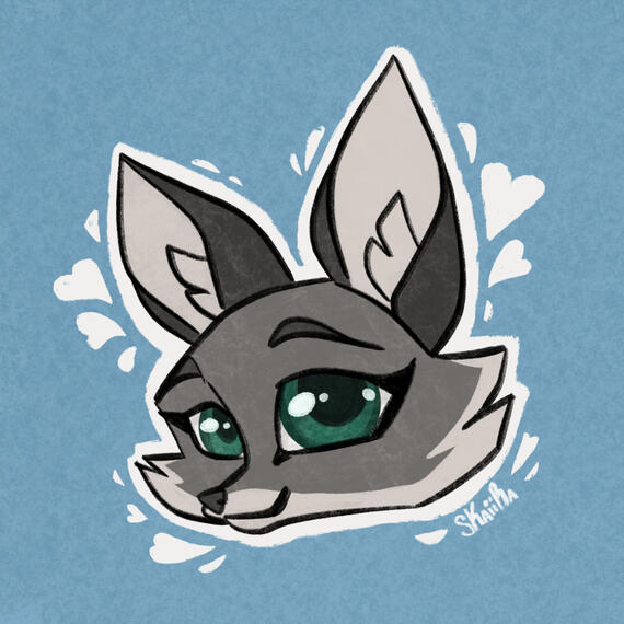 Graffity Style Icon | Sample 1 (headshot, pattern or blank background - 2000 x 2000 px)