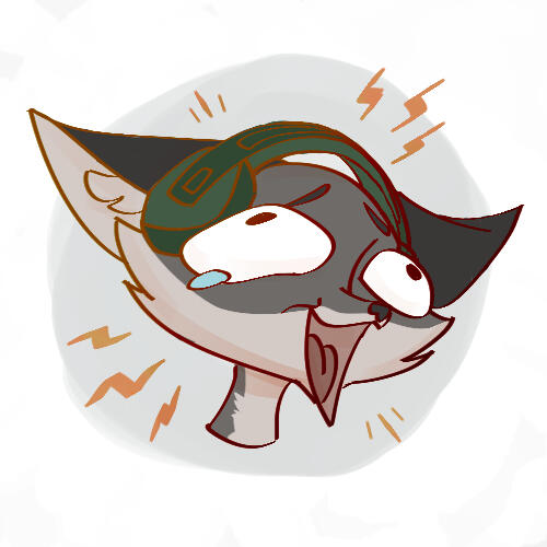 Super Toony Icon (headshot, simple design and shading, blank background - 2000 x 2000 px)